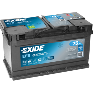 Стартерная аккумуляторная батарея EXIDE EL752