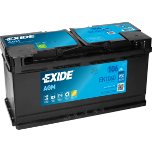 Стартерная аккумуляторная батарея EXIDE EK1060