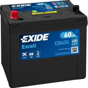 Стартерная аккумуляторная батарея EXIDE EB605