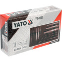 YT-0591 Screw extractor set &HSS drill bits 15pcs YATO