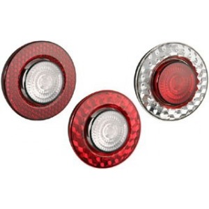 Wesem LA3.23927 decorative ribbed ring red