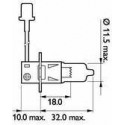 Polttimo H3 24V 70W PK22S SCT 202334
