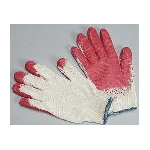 Перчатки х/б, обливная ладонь, 21 см (74164)