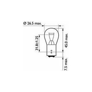 SCT 202358 polttimo P21/5W 24V BAY15d