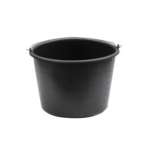06392 Black bucket 20l VOREL