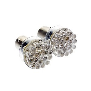 Auto lamp 18-LEDi-ga 12V BA15s WHITE 2p SNOOB
