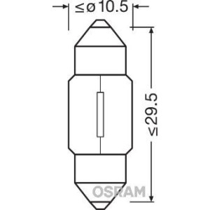 Hõõgpirn, salongivalgusti ams-OSRAM 6438