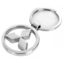 Mitsubishi Keychain | Chrome Metal