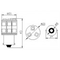 210032 P21W LED 12V 13x5050 BAY15d SCT