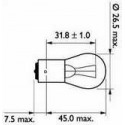 202341bulb P21W Long Life 24V 21W BA15s SCT