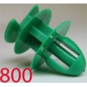 370800 Peugeot, Citroën Plastic Door Trim Clip T:15mm, F:9mm, H:21mm
