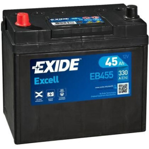 Стартерная аккумуляторная батарея EXIDE EB455