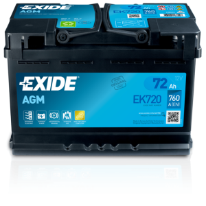 Стартерная аккумуляторная батарея EXIDE EK720