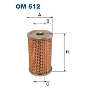 Filter, operating hydraulics FILTRON OM 512