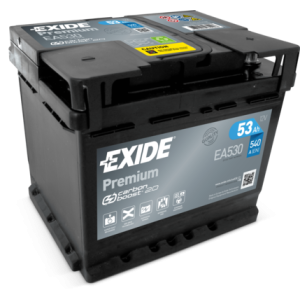 Стартерная аккумуляторная батарея EXIDE EA530