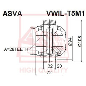 Nivelsarja, vetoakseli ASVA VWIL-T5M1