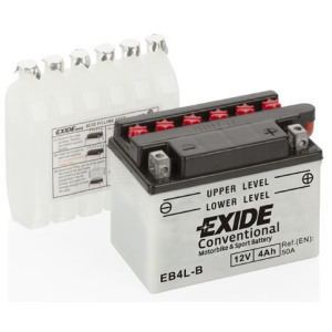 Стартерная аккумуляторная батарея EXIDE EB4L-B