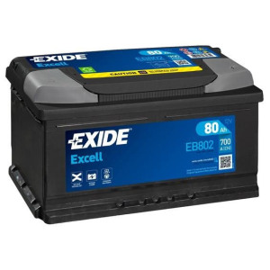 Стартерная аккумуляторная батарея EXIDE EB802